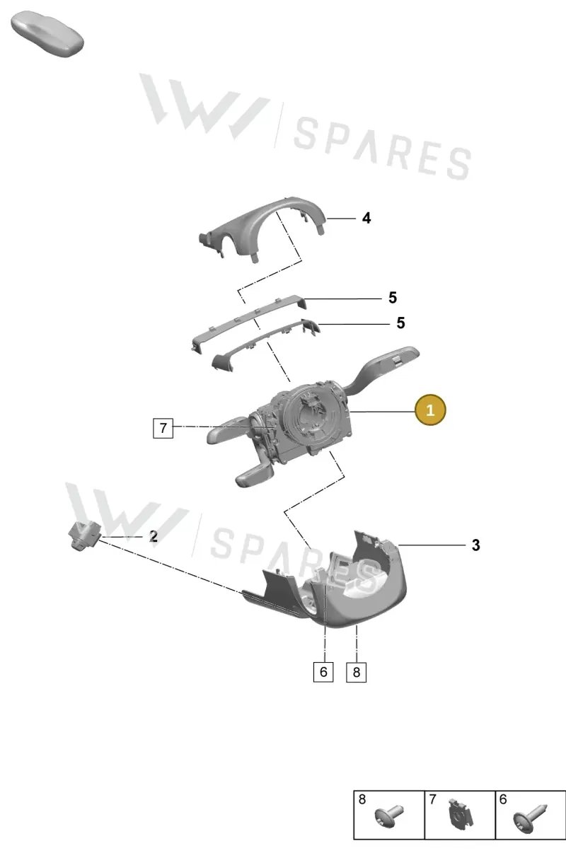 95C953501DMHUO — Porsche Macan (2024-2024) diagram p61905800, position 1