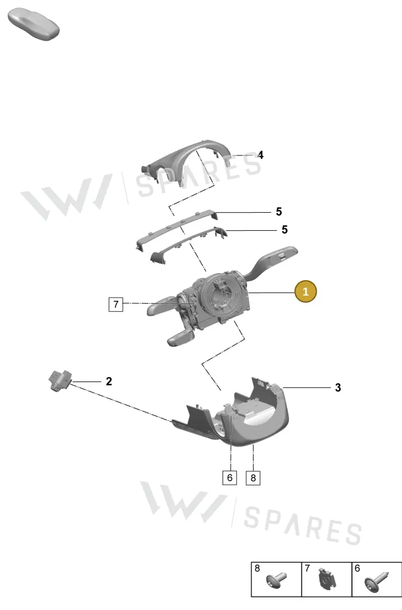 95C953501DTHUO — Porsche Macan (2024-2024) diagram p61905800, position 1
