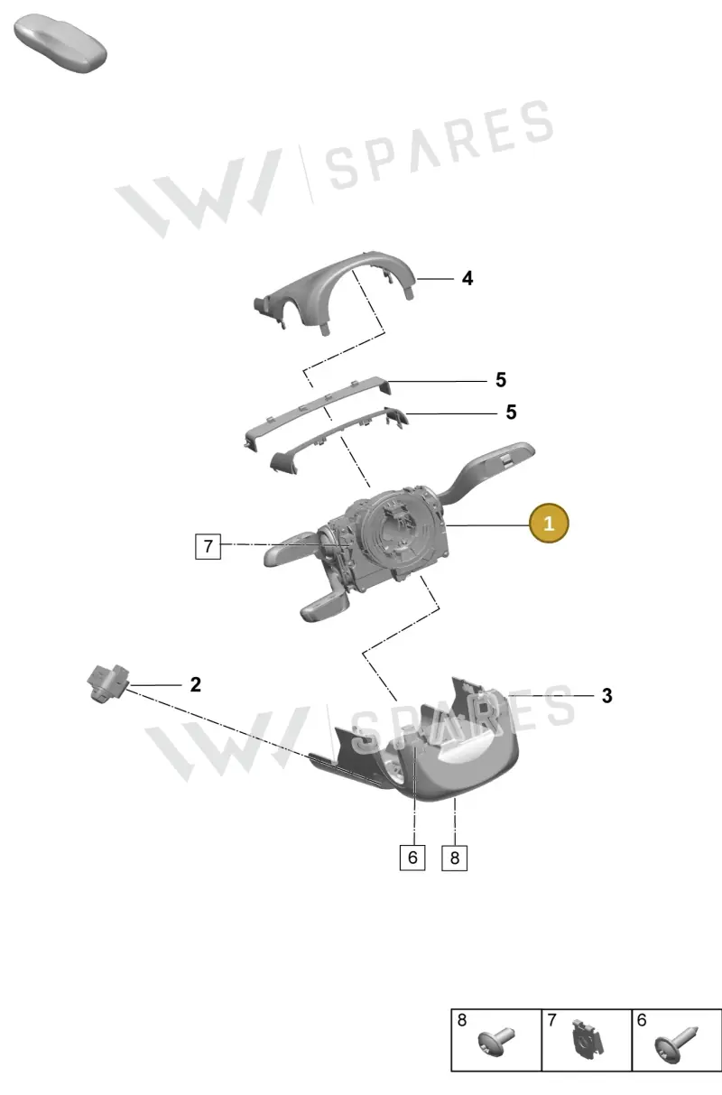 95C953501EBHUO — Porsche Macan (2024-2024) diagram p61905800, position 1