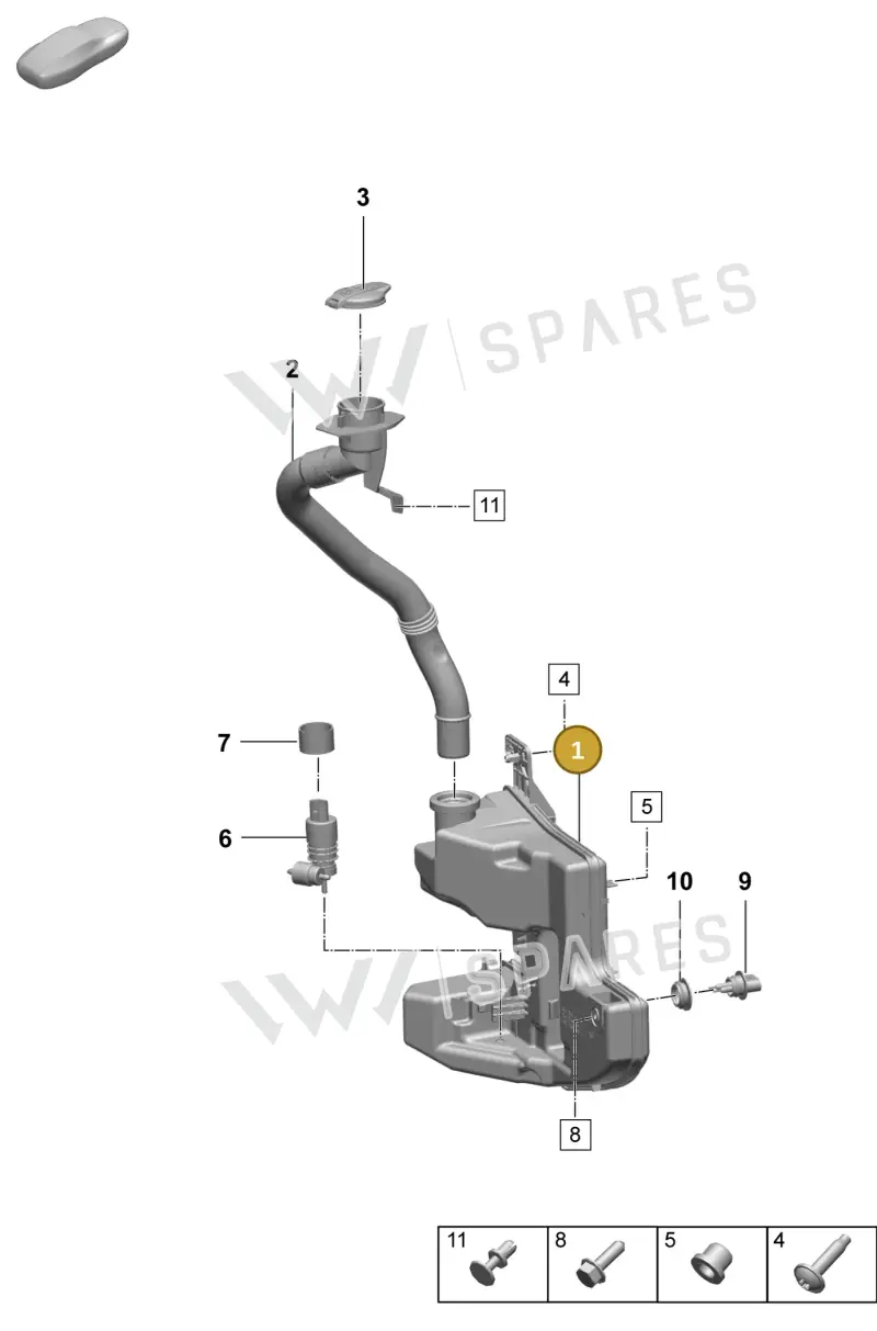 95C955448F — Porsche Macan (2024-2024) diagram p61906200, position 1