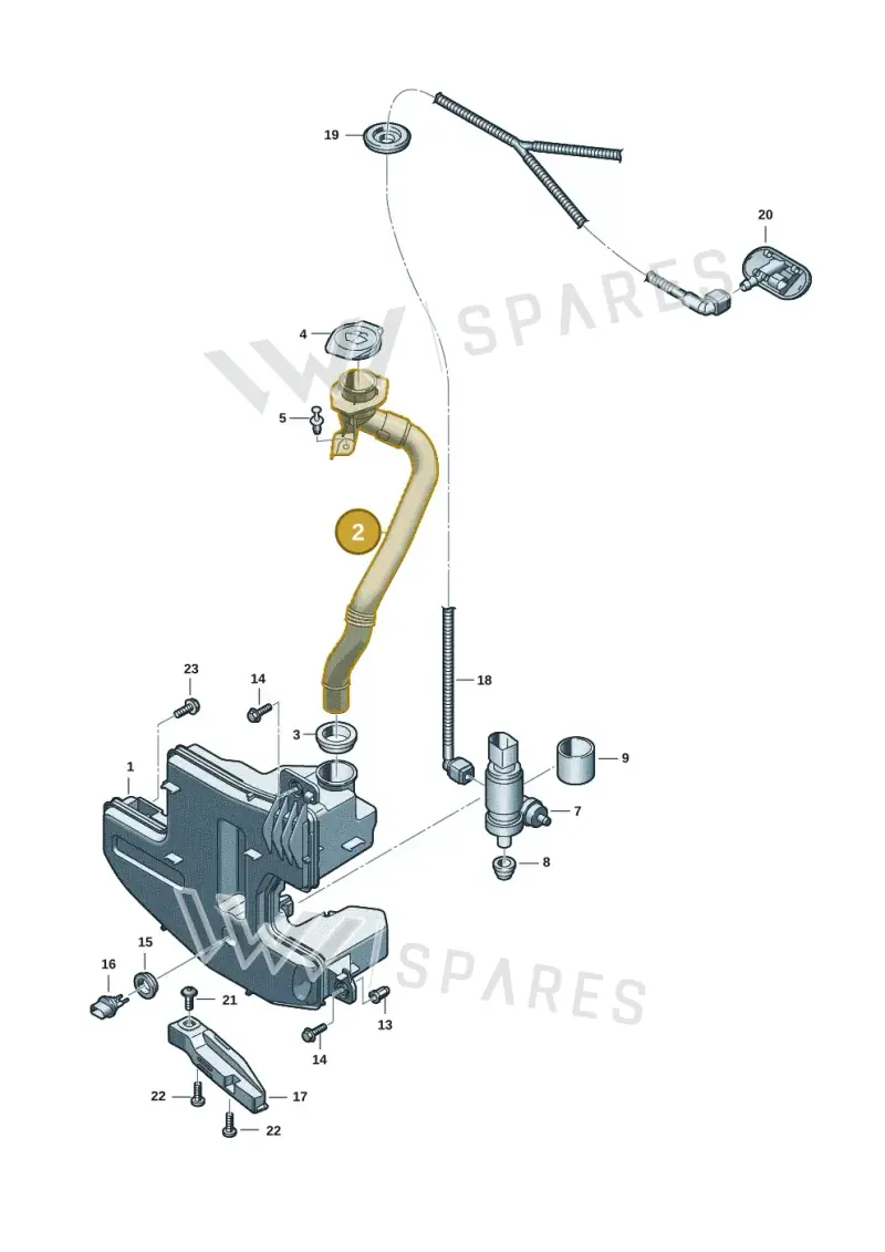 95C955463 — Audi Q6 e-tron (2023-2025) diagram f5s955010, position 2