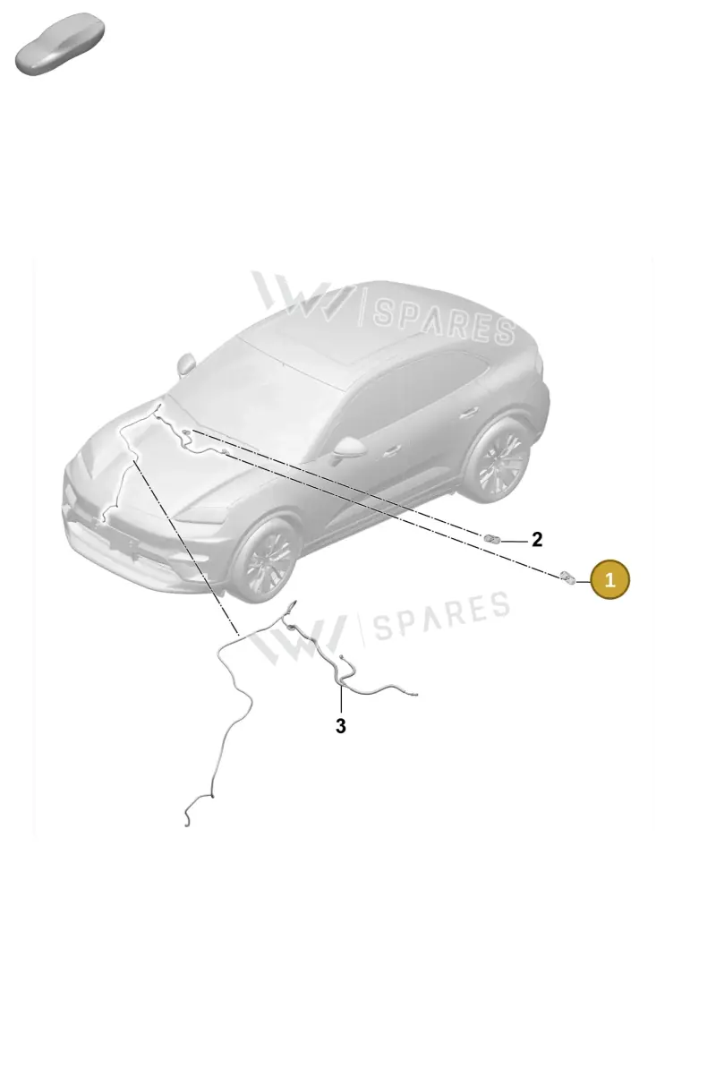 95C955984F — Porsche Macan (2024-2024) diagram p61906300, position 1