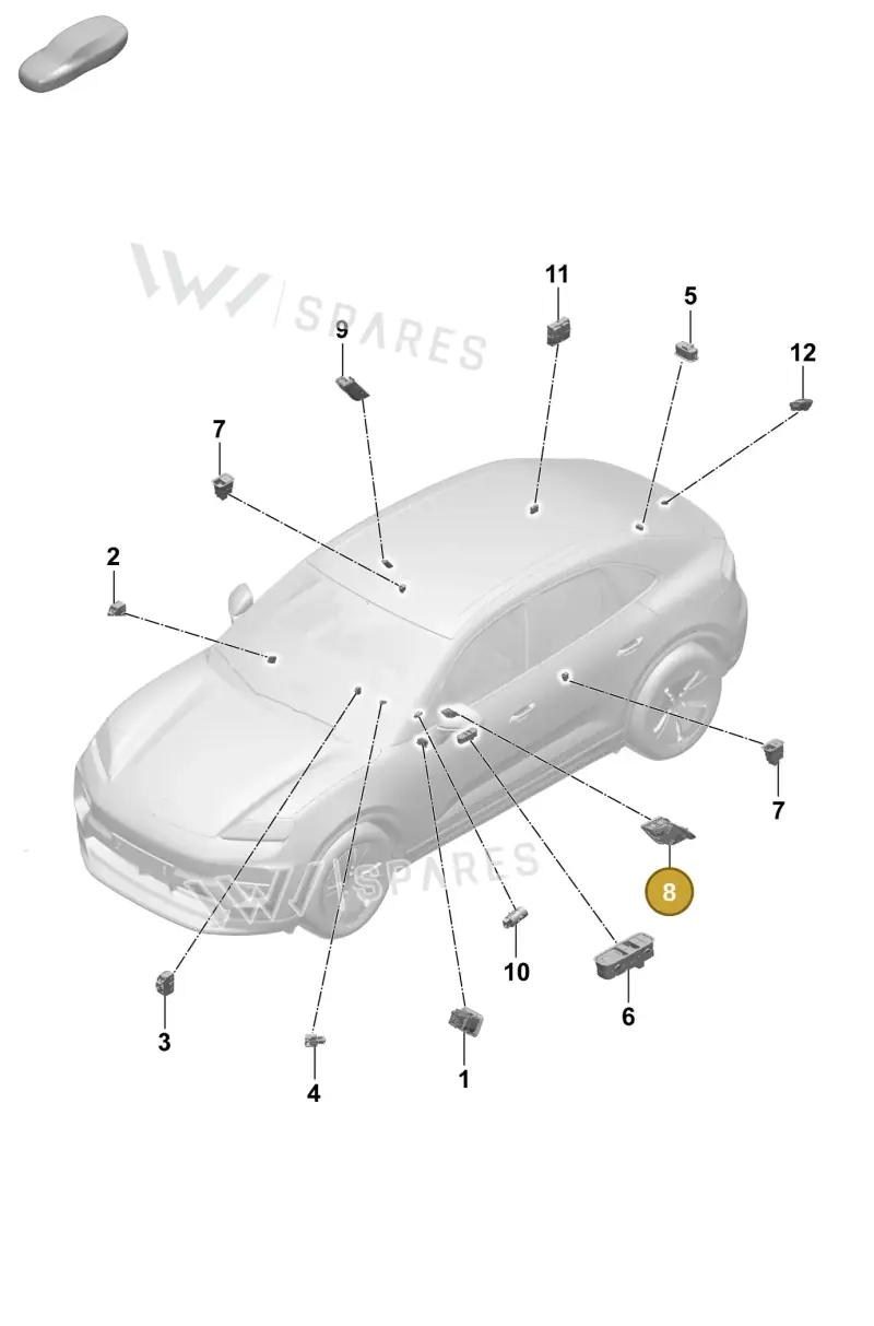 95C962128L6N3 — Porsche Macan (2024-2024) diagram p61905500, position 8