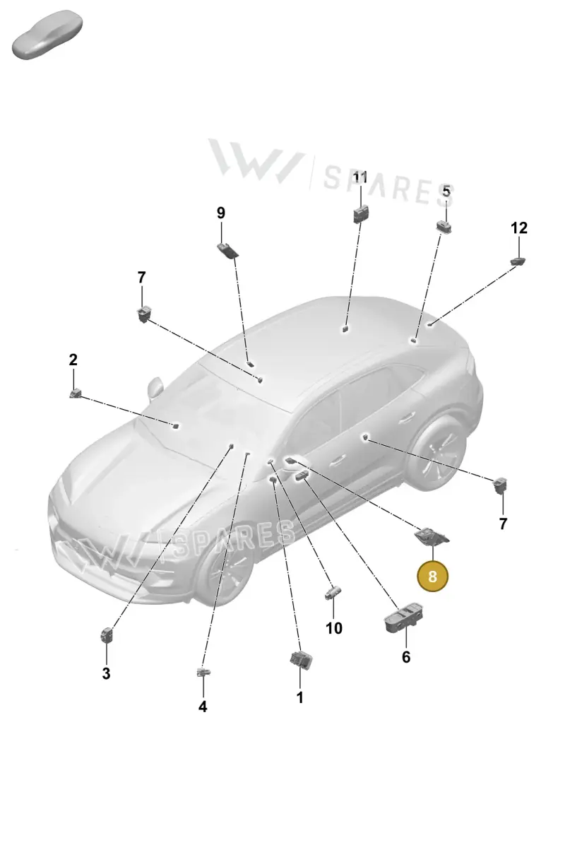 95C962128M6N3 — Porsche Macan (2024-2024) diagram p61905500, position 8