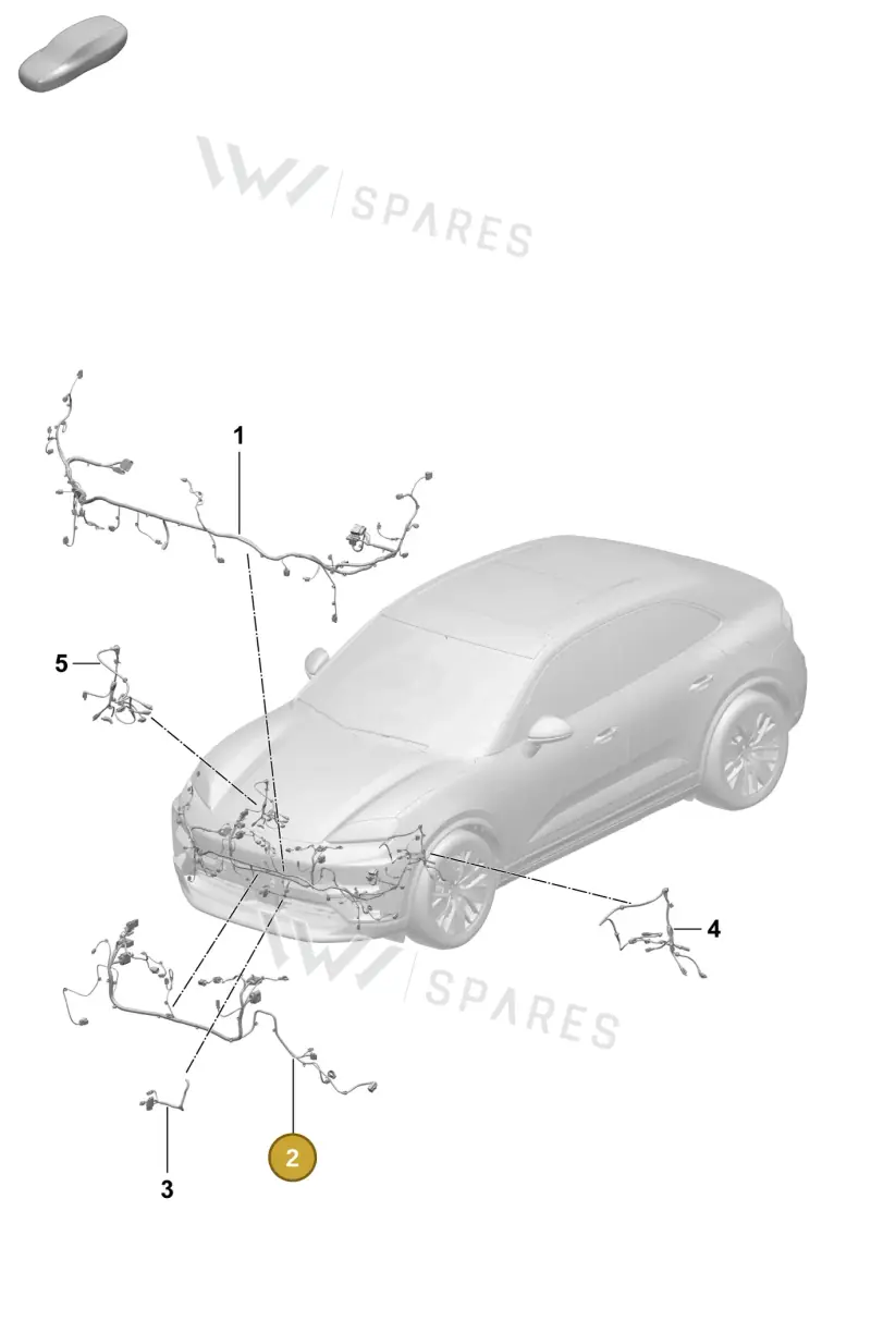 95C971073Q — Porsche Macan (2024-2024) diagram p61903400, position 2