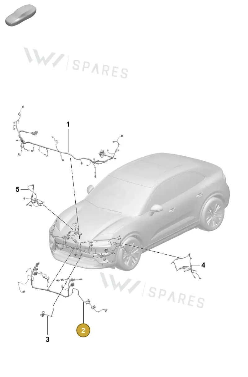 95C971073S — Porsche Macan (2024-2024) diagram p61903400, position 2