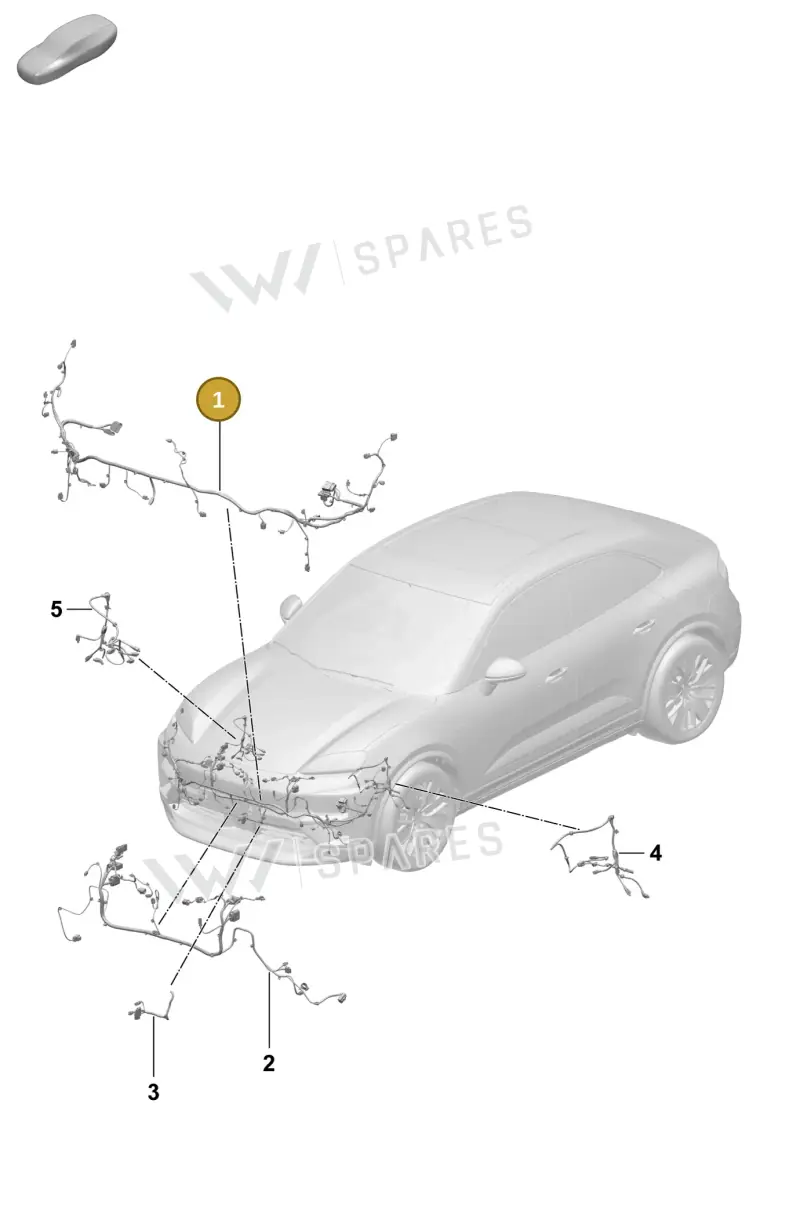 95C971095HG — Porsche Macan (2024-2024) diagram p61903400, position 1