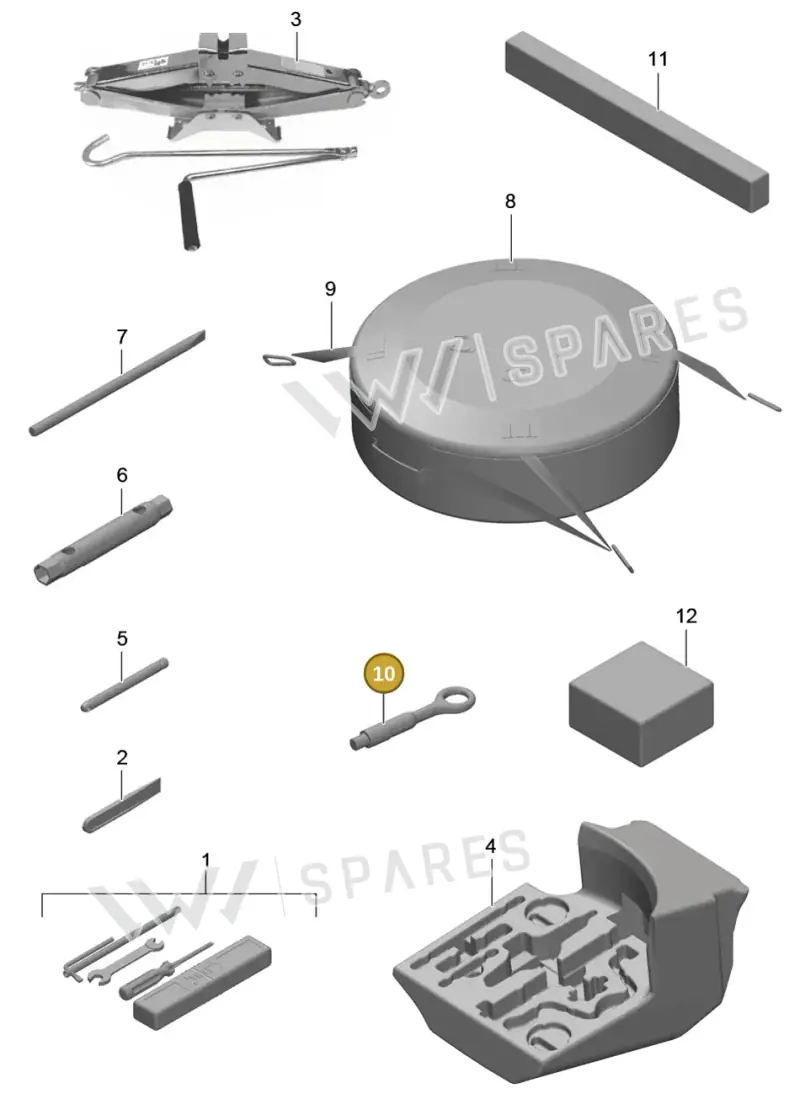 97072155101 — Porsche 991 Carrera 4 (2011-2016) diagram p38001000, position 10
