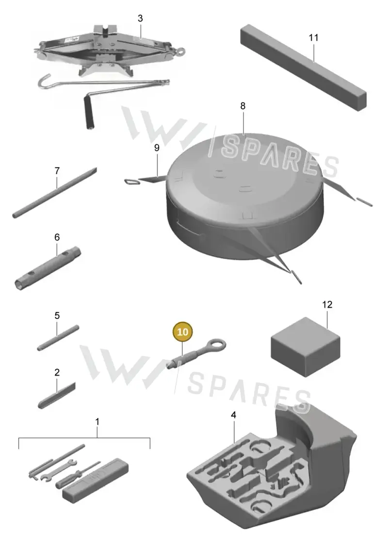 97072155101 — Porsche 991 R (2013-2020) diagram p41001000, position 10