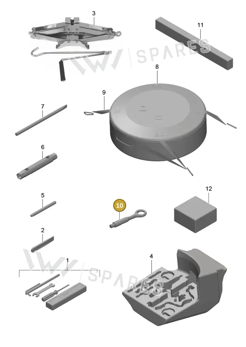 97072155101 — Porsche GT2 RS Clubsport (2013-2020) diagram p42001000, position 10