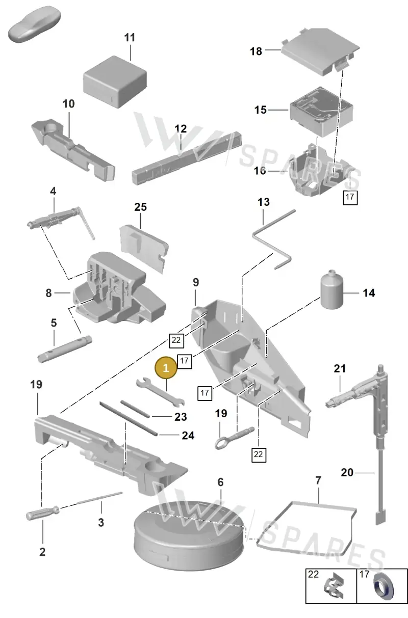 971012383 — Porsche 992 Carrera Coupe (2024-) diagram p63001000, position 1