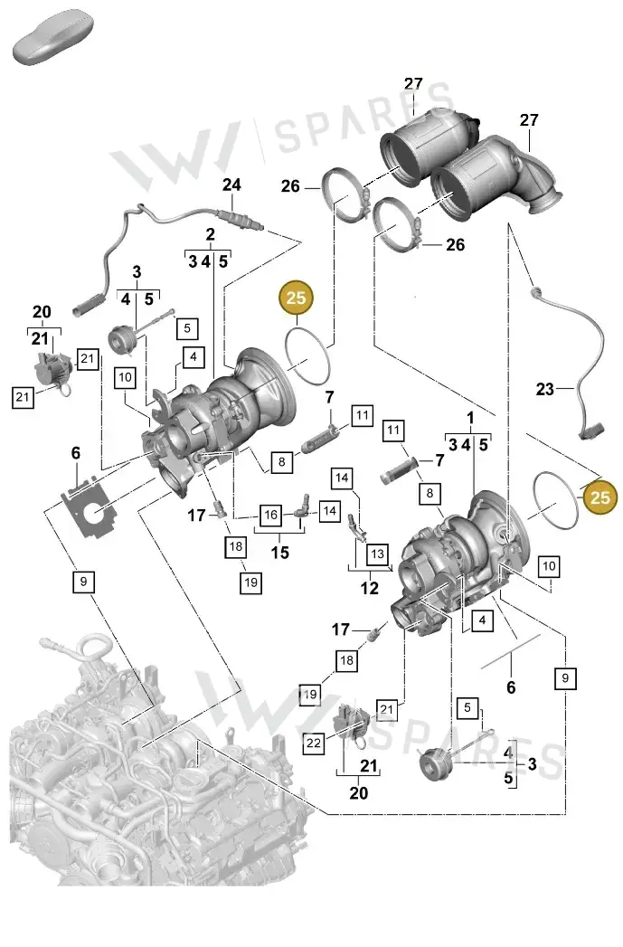 971253115B — Porsche Panamera (2023-2025) diagram p58202010, position 25