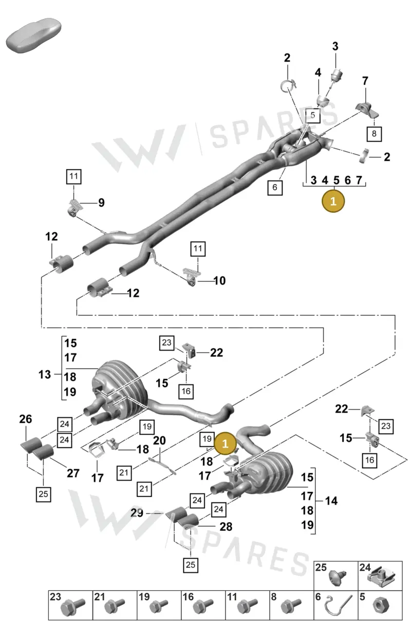 971253209CB — Porsche Panamera (2020-2023) diagram p58203050, position 1