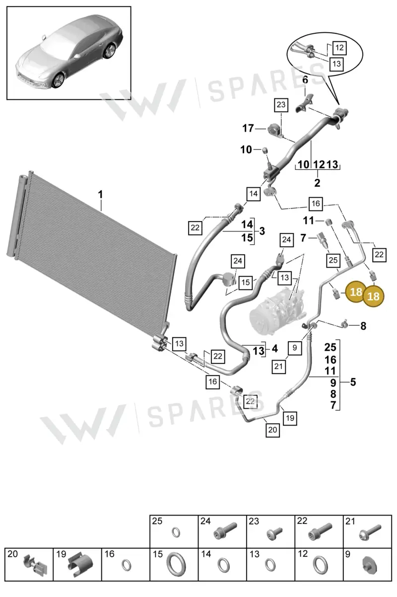 971260197 — Porsche Panamera (2016-2020) diagram p49814020, position 18