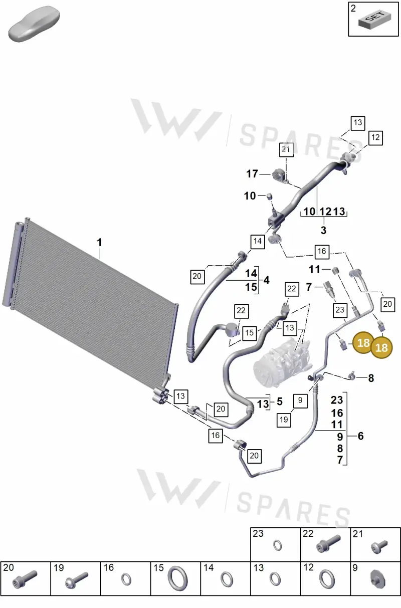 971260197 — Porsche Panamera (2023-2025) diagram p62814300, position 18