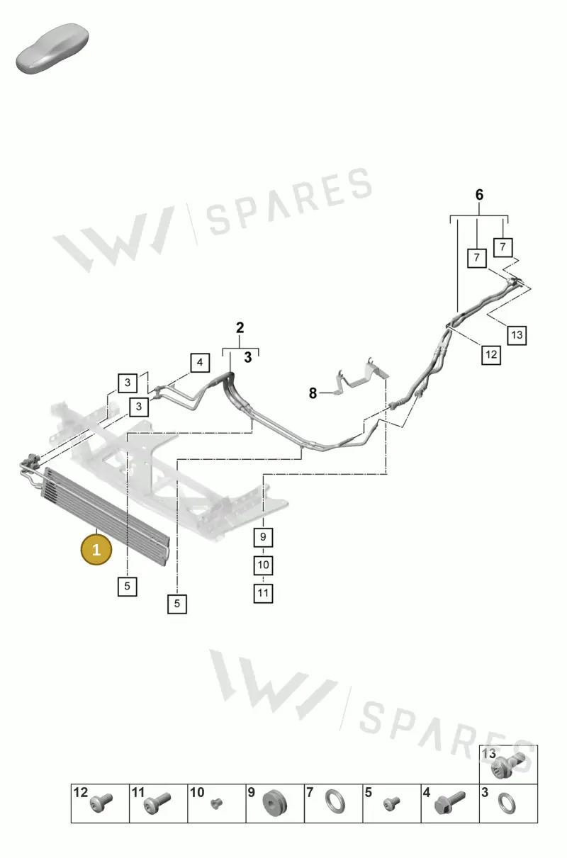 971317020B — Porsche Panamera (2020-2023) diagram p58360000, position 1