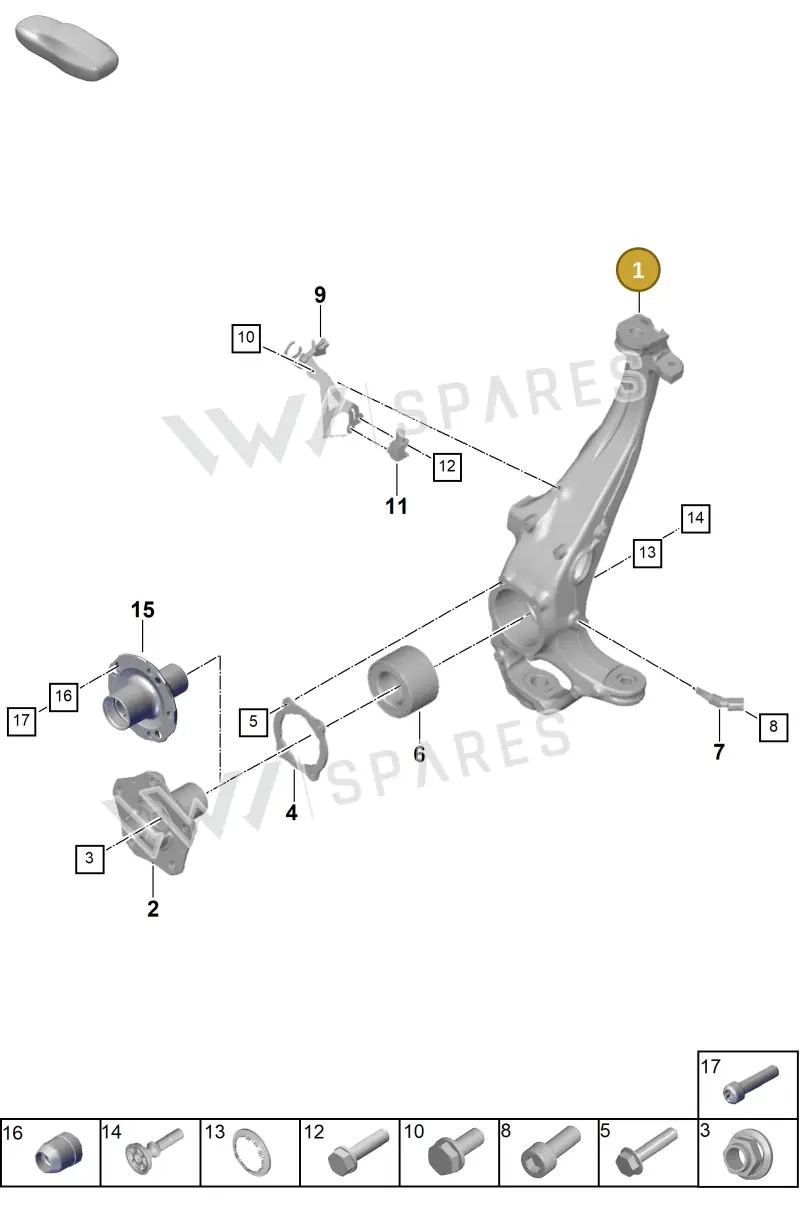 971407245L — Porsche Panamera (2023-2025) diagram p62401020, position 1