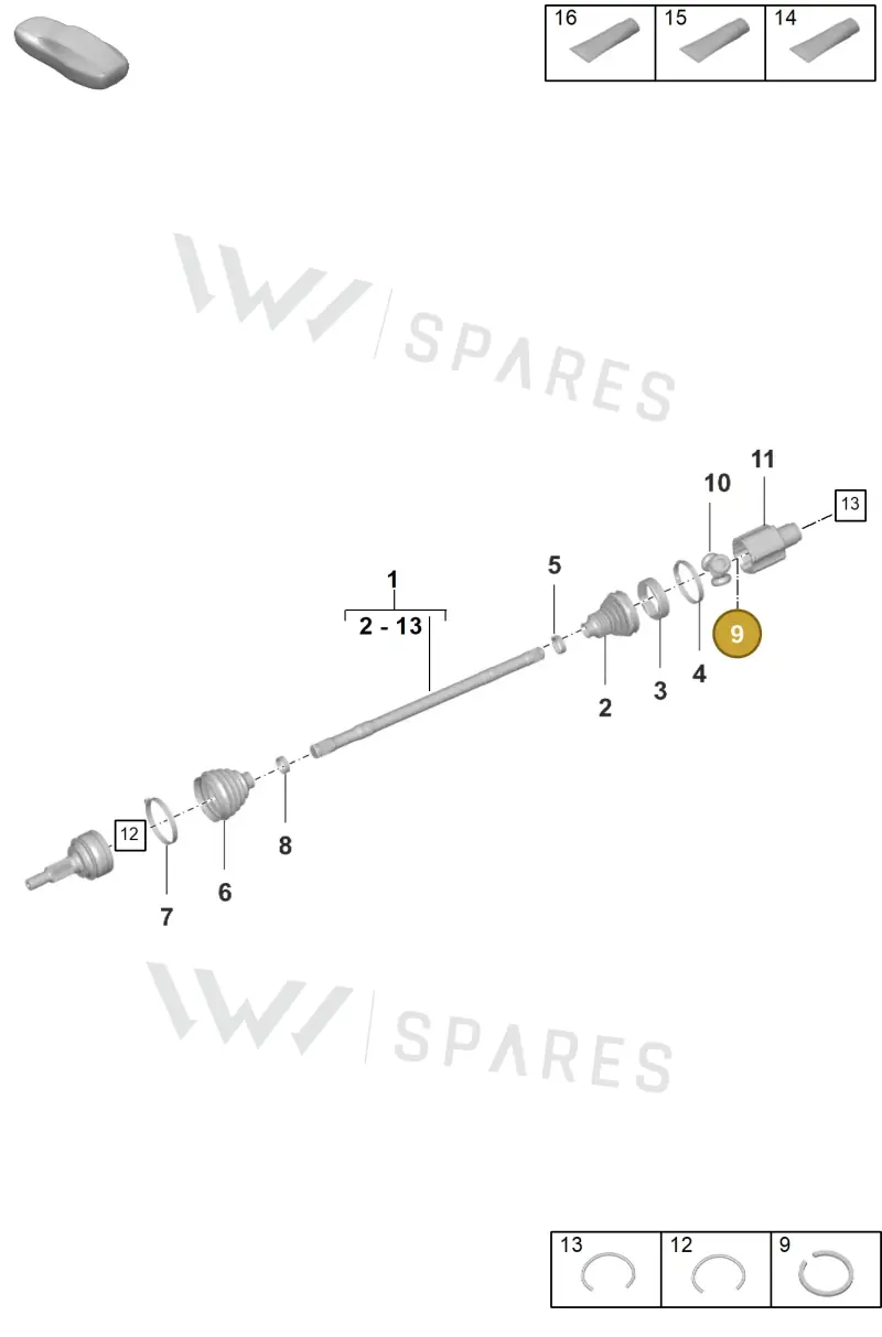 971407298 — Porsche Panamera (2023-2025) diagram p62401300, position 9