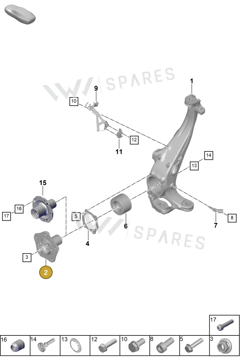 971407615C — Porsche Panamera (2023-) diagram p62401020, position 2