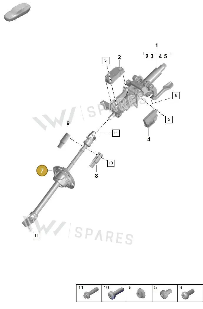 971419753R — Porsche Panamera (2020-2023) diagram p58403300, position 7