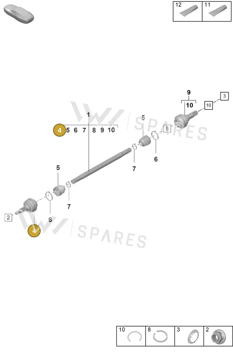 971501341E — Porsche Panamera (2023-2025) diagram p58501100, position 4