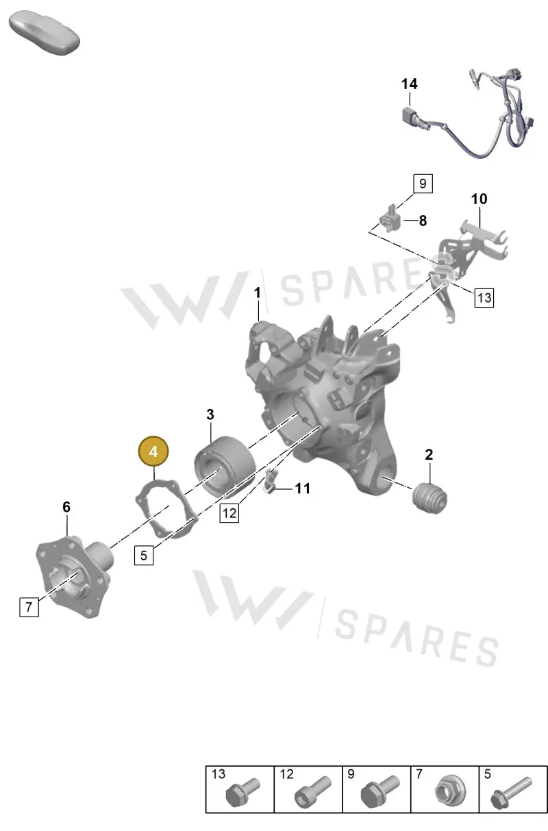 971501375 — Porsche Panamera (2020-2023) diagram p56501020, position 4