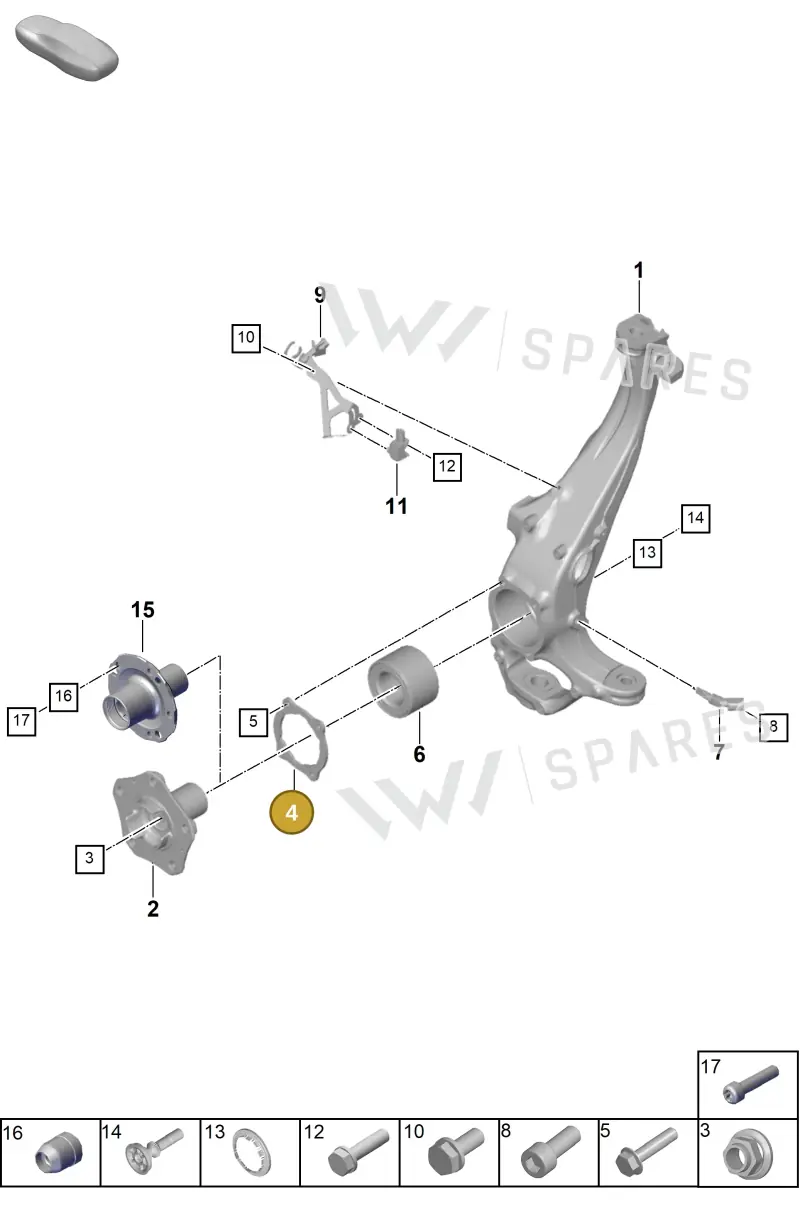 971501375 — Porsche Panamera (2023-2025) diagram p62401020, position 4