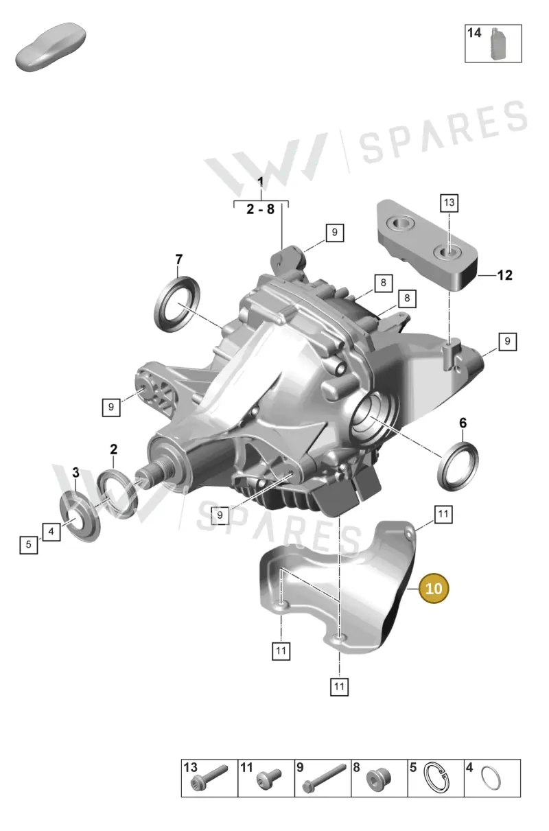971507133 — Porsche Panamera (2023-2025) diagram p58305030, position 10