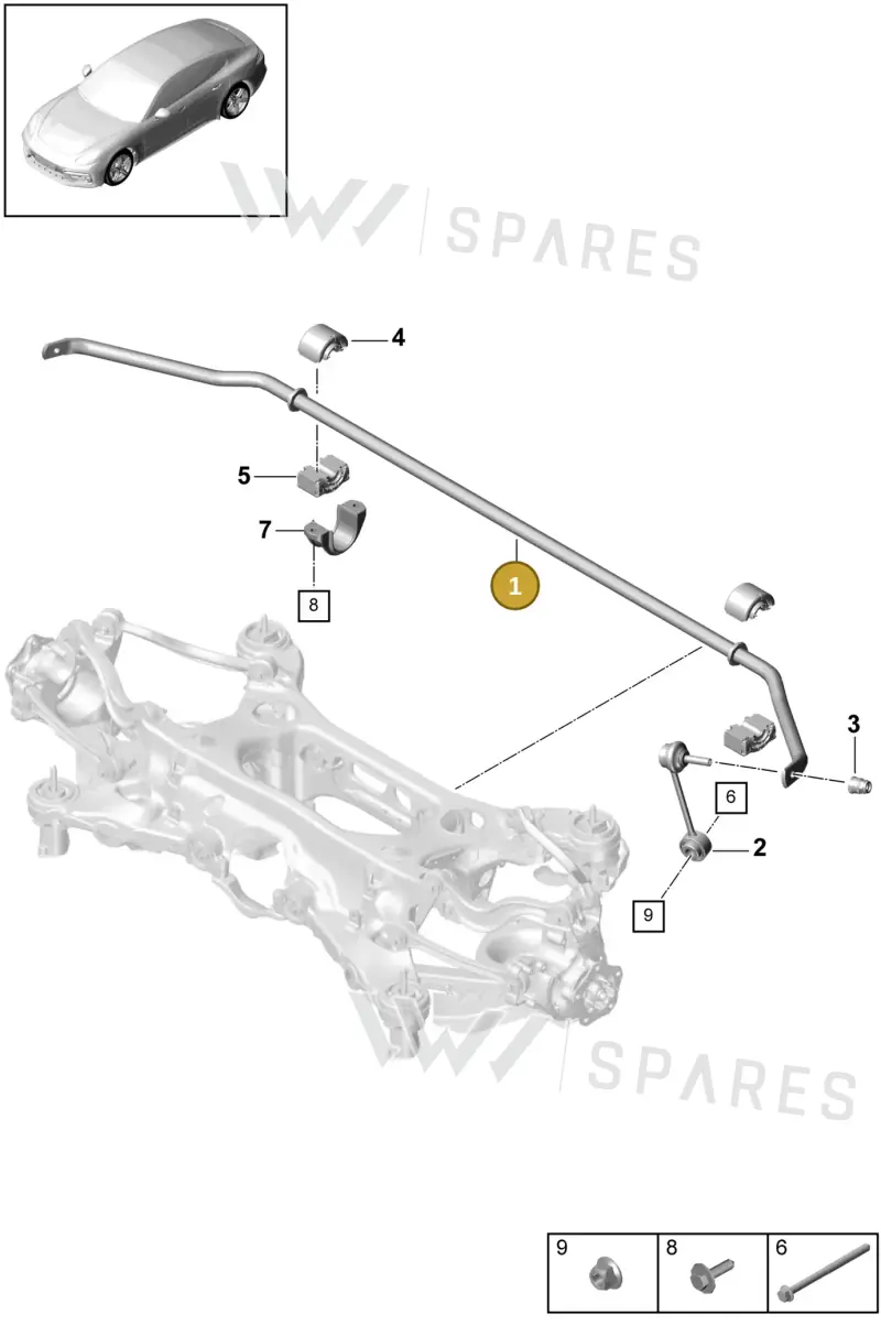 971511025B — Porsche Panamera (2016-2020) diagram p49502030, position 1