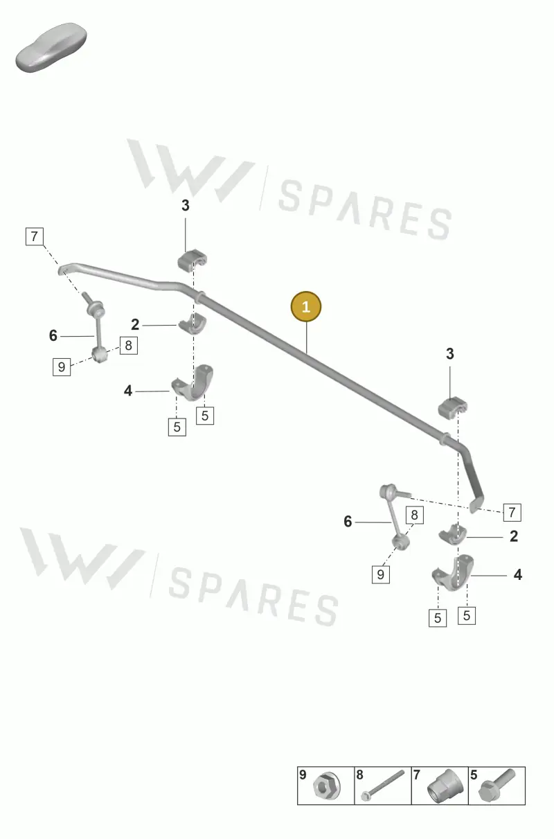 971511025F — Porsche Panamera (2020-2023) diagram p58502110, position 1