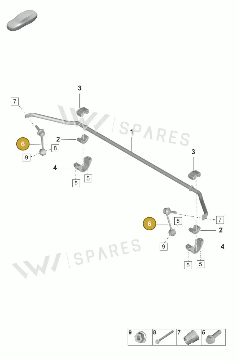 971511467F — Porsche Panamera (2023-2025) diagram p58502110, position 6
