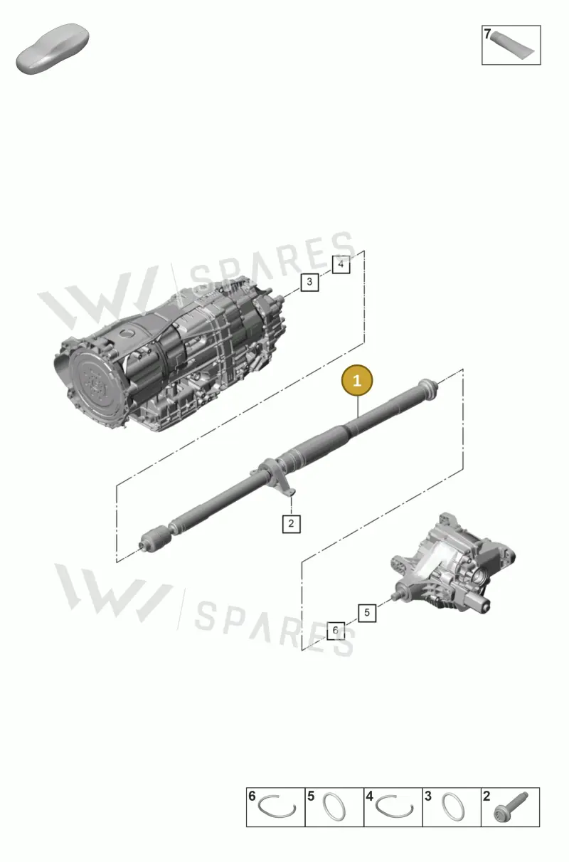 971521101BC — Porsche Panamera (2020-2023) diagram p58305020, position 1
