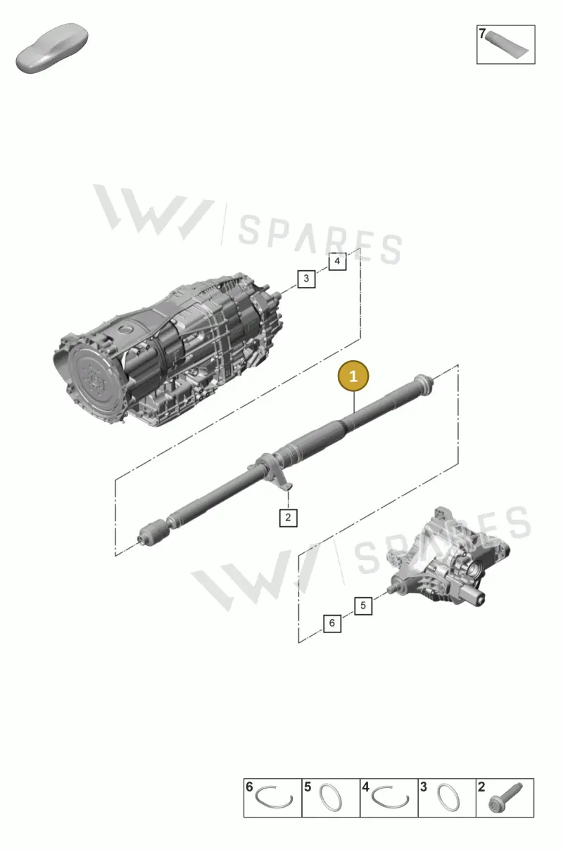 971521101BG — Porsche Panamera (2020-2023) diagram p58305020, position 1