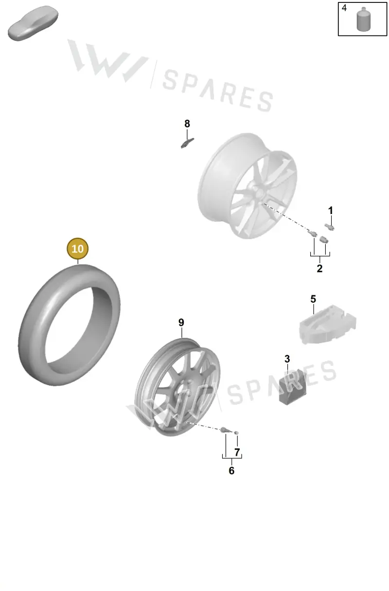 971601324B — Porsche Panamera (2023-2025) diagram p62601030, position 10
