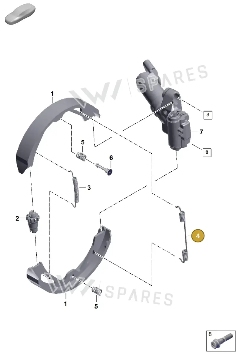 971609715 — Porsche Cayenne Hybrid Coupe (2023-) diagram p60603500, position 4