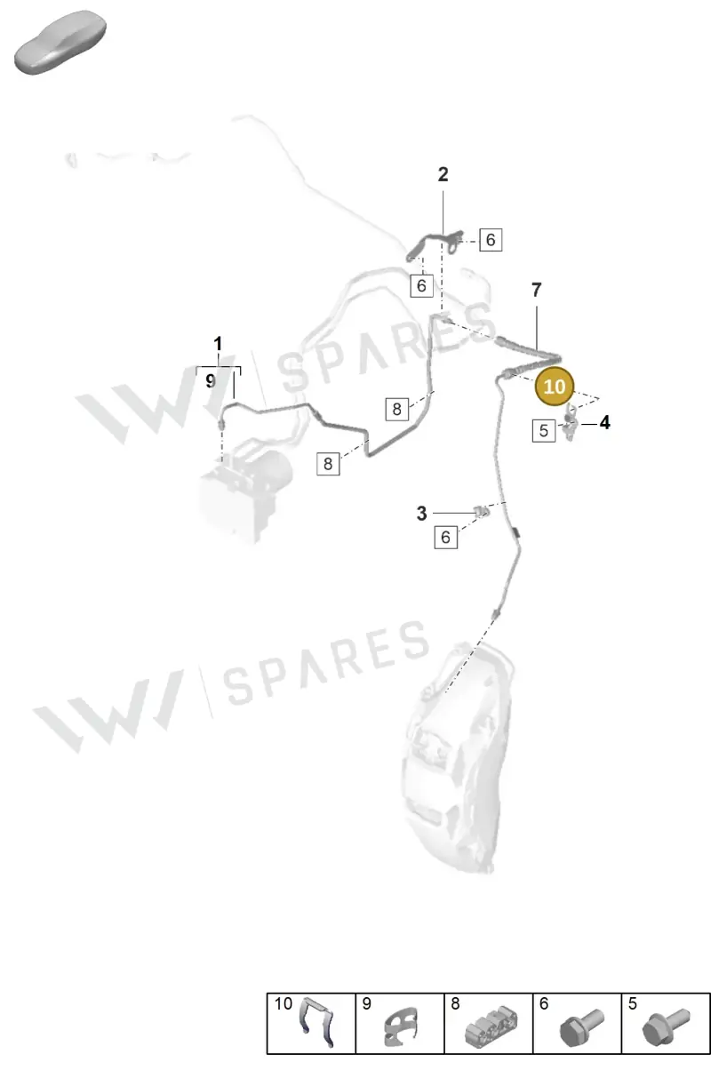971611715 — Porsche Panamera (2023-) diagram p58604012, position 10