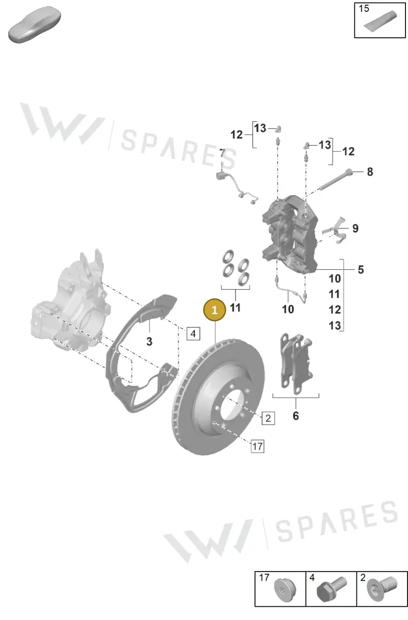 971615602P — Porsche Panamera (2023-2025) diagram p58603000, position 1