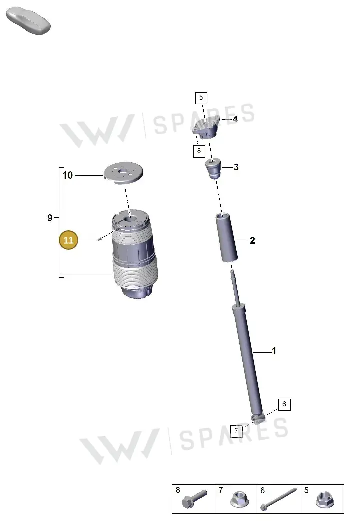 971616751 — Porsche Panamera (2023-2025) diagram p62502000, position 11