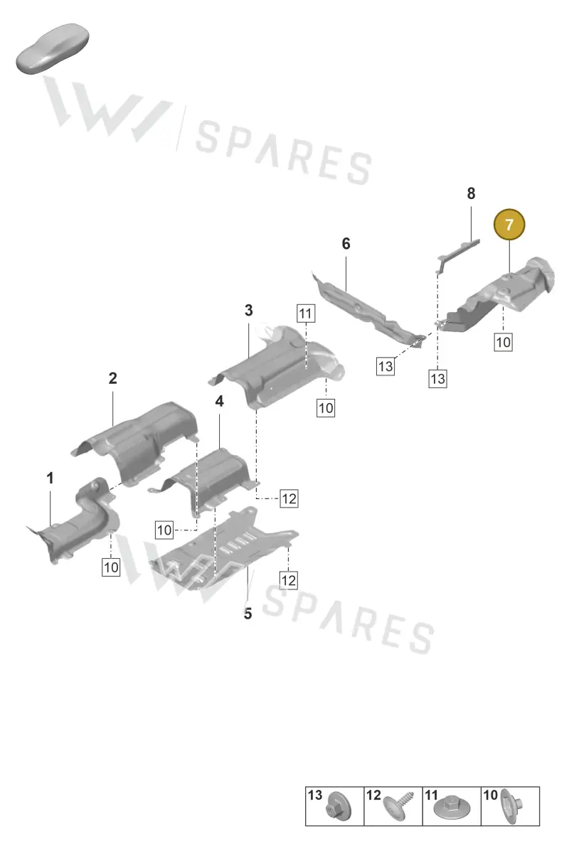 971804169D — Porsche Panamera (2020-2023) diagram p58801800, position 7