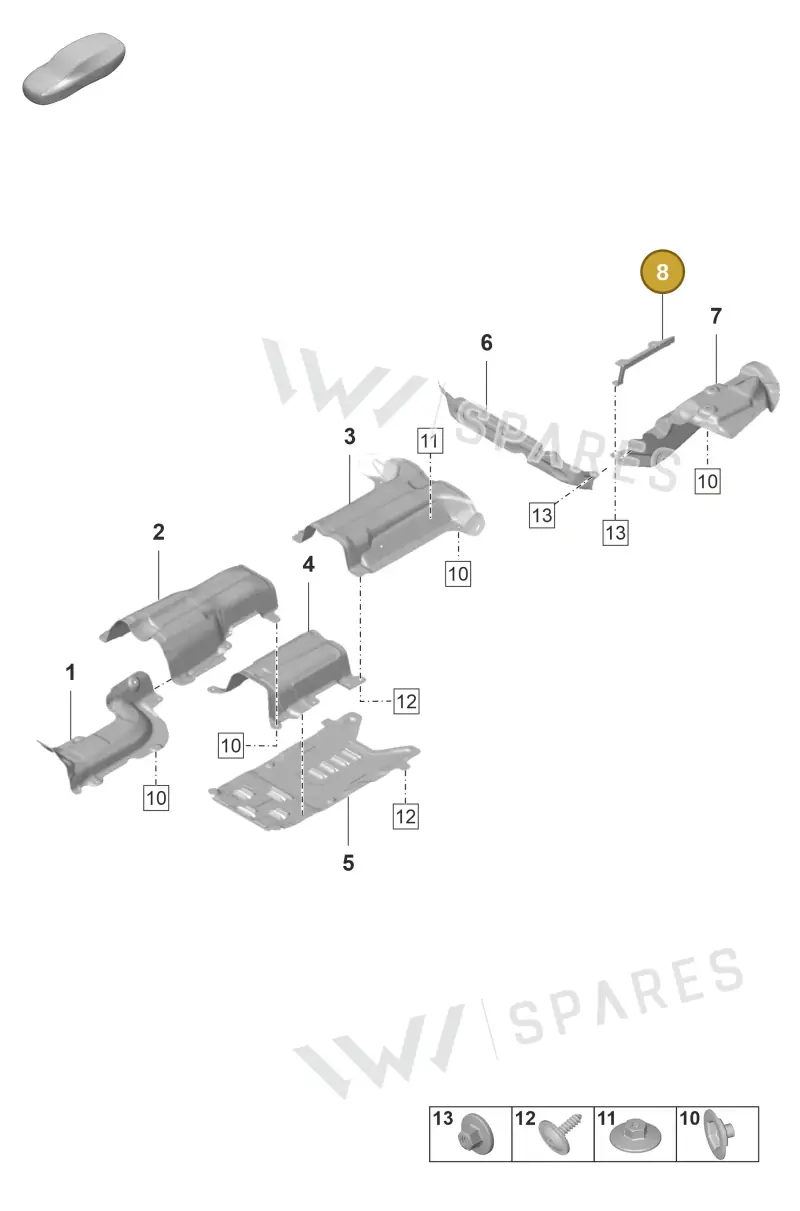 971804593B — Porsche Panamera (2020-2023) diagram p58801800, position 8