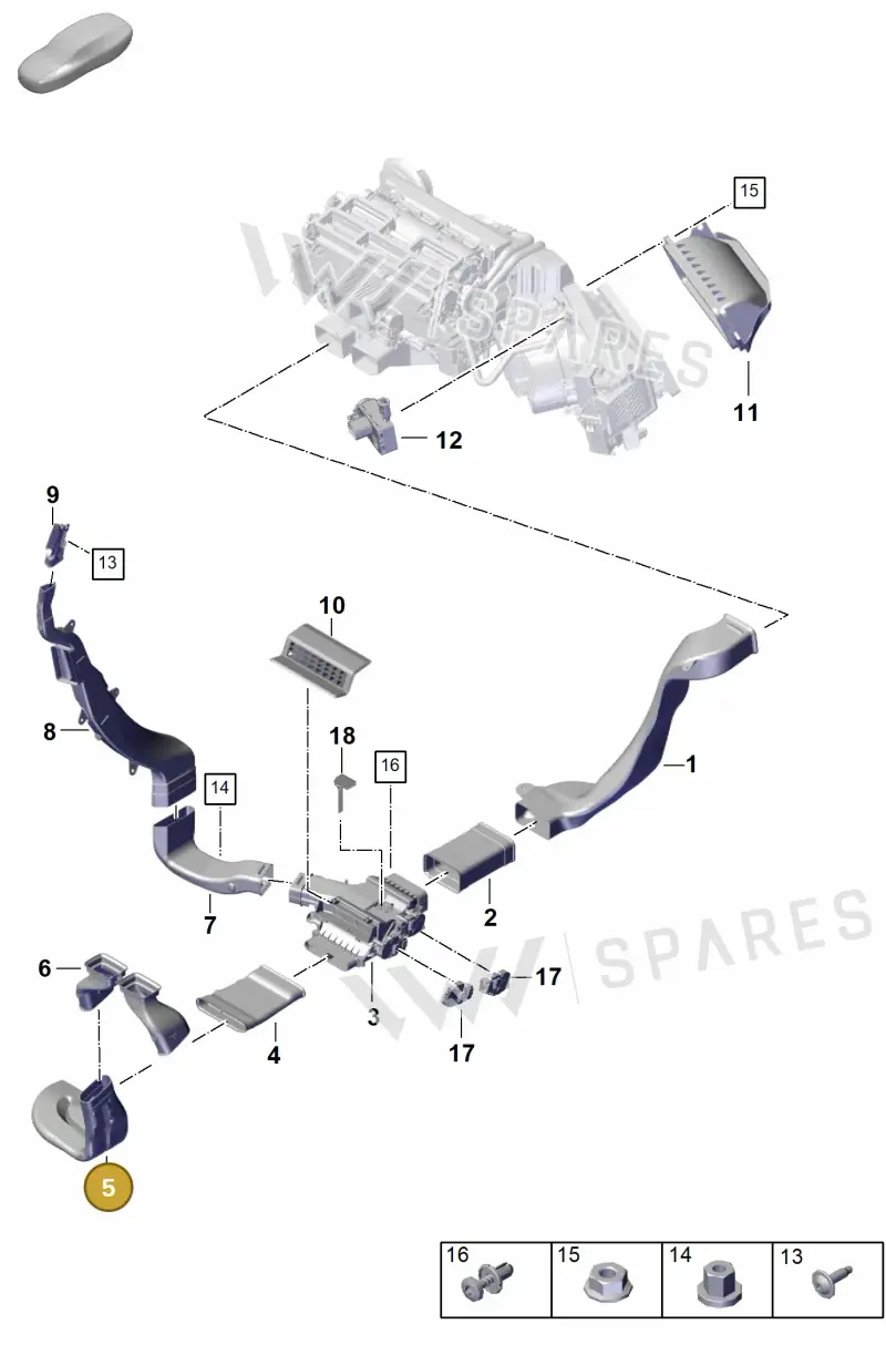 971815265 — Porsche Panamera (2023-2025) diagram p62813700, position 5