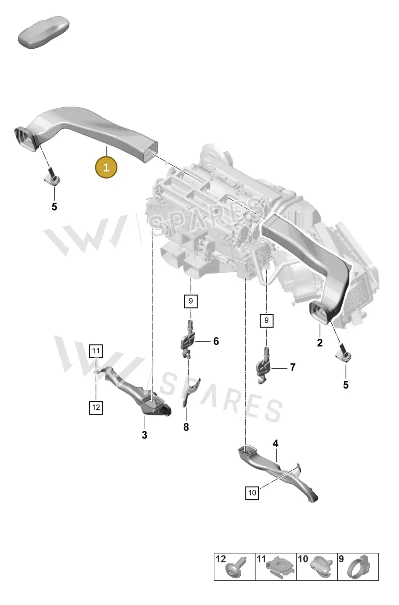 971820157B — Porsche Panamera (2020-2023) diagram p58813800, position 1