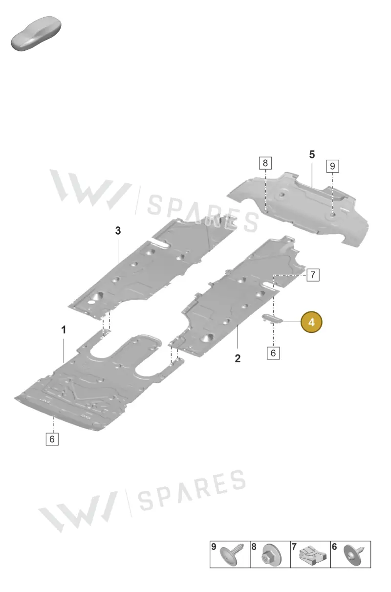 971825358B — Porsche Panamera (2020-2023) diagram p58801700, position 4