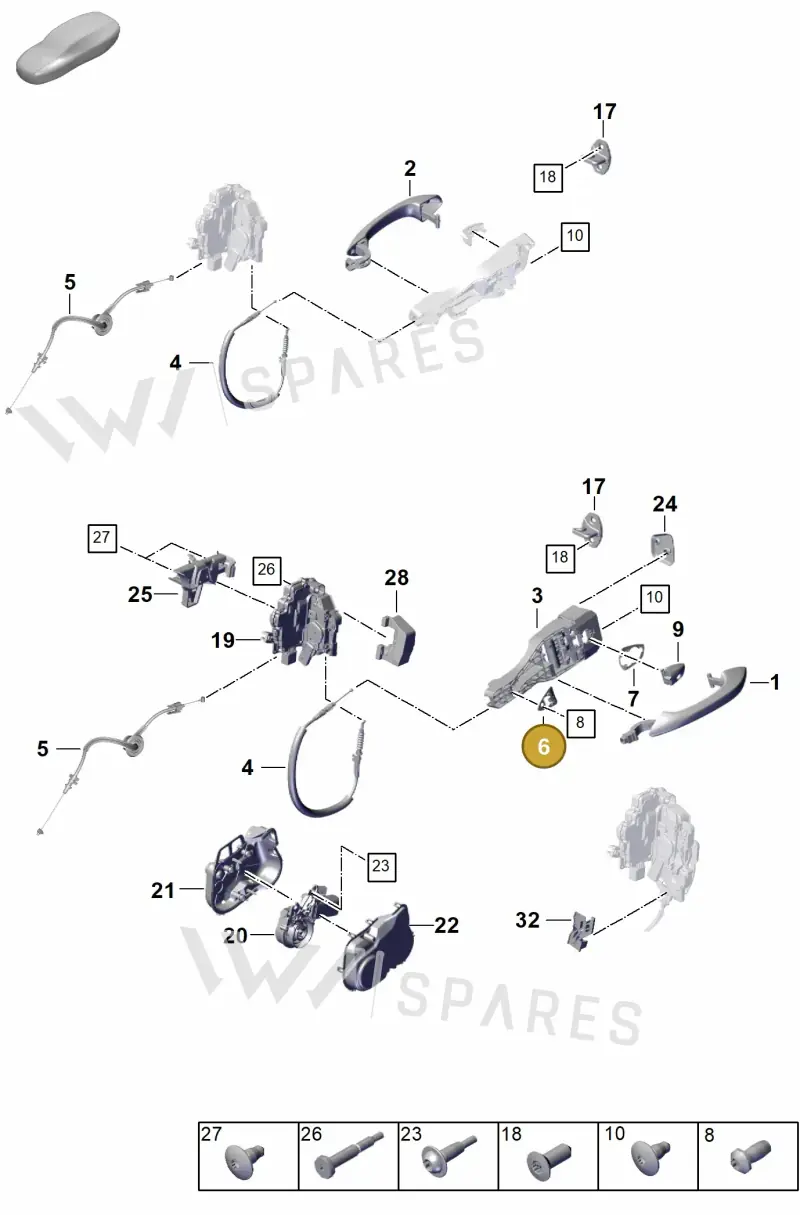 971837210 — Porsche Panamera (2023-2025) diagram p62804200, position 6