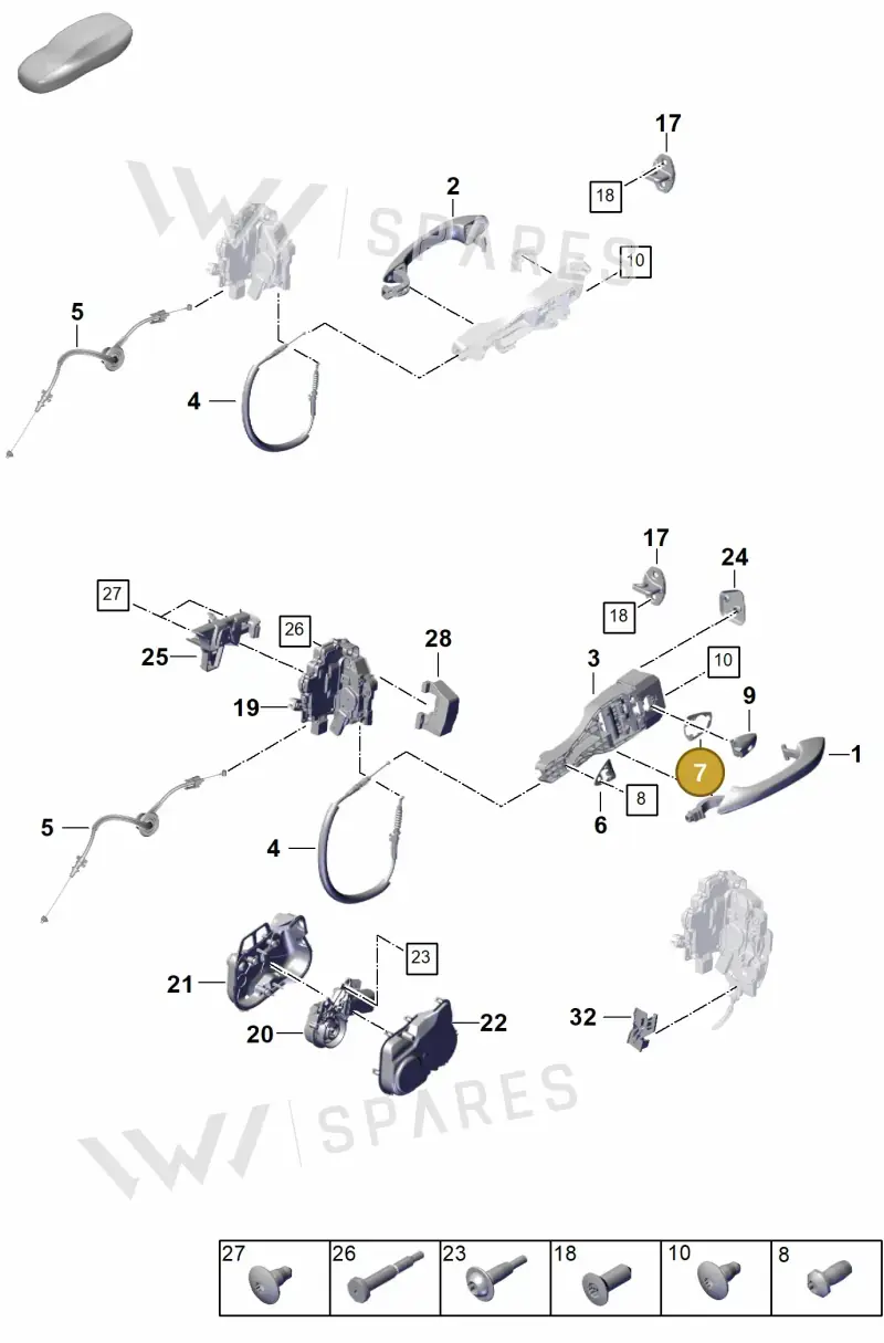 971837277 — Porsche Panamera (2023-2025) diagram p62804200, position 7