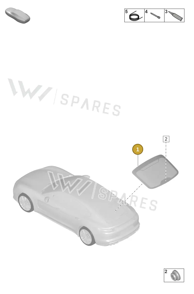 971845052BNVB — Porsche Panamera (2020-2023) diagram p58805200, position 1