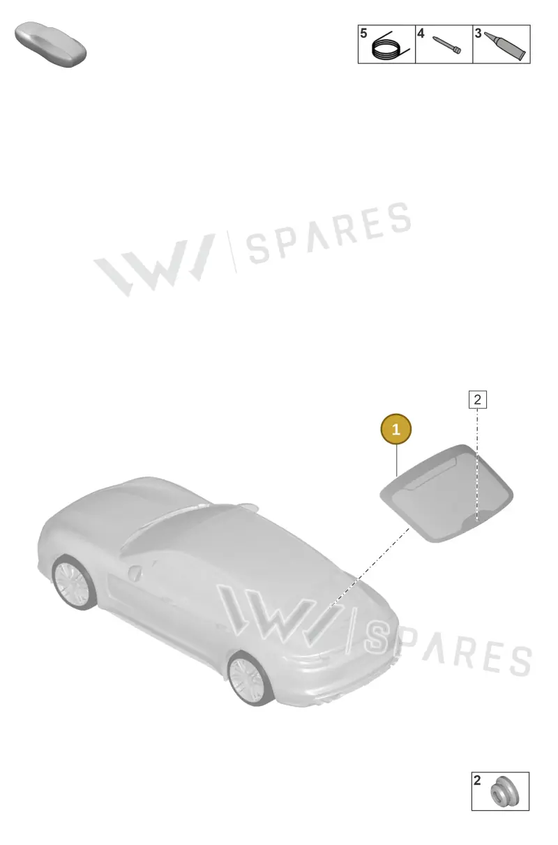 971845052CNVB — Porsche Panamera (2020-2023) diagram p58805200, position 1