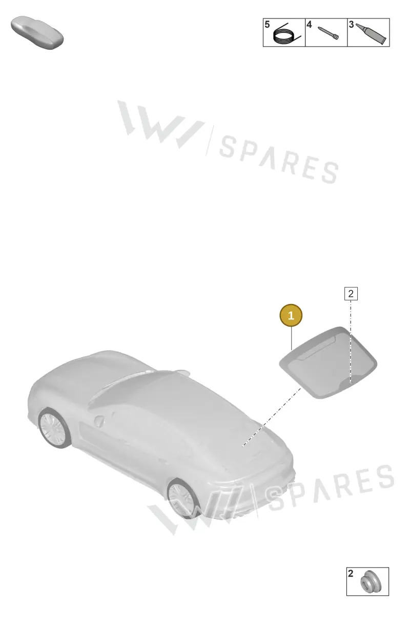971845052FNVB — Porsche Panamera (2020-2023) diagram p58805200, position 1