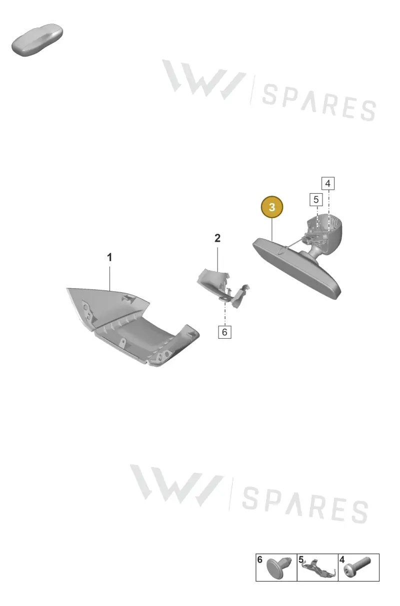 971857511AHJC — Porsche Panamera (2020-2023) diagram p58809600, position 3