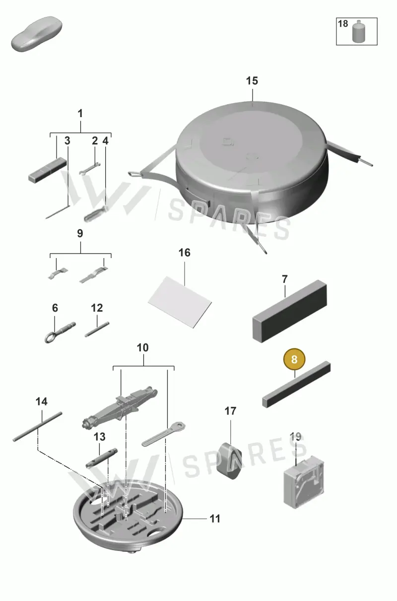 971860251 — Porsche Panamera (2020-2023) diagram p58001000, position 8